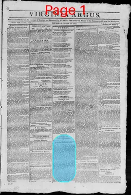 Page thumbnail for Virginia Argus