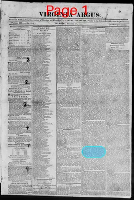 Page thumbnail for Virginia Argus