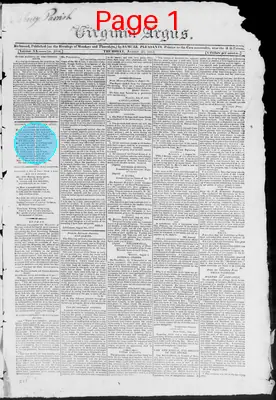 Page thumbnail for Virginia Argus
