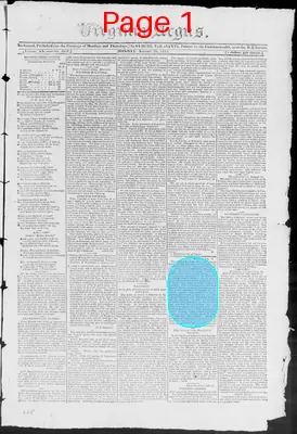 Page thumbnail for Virginia Argus