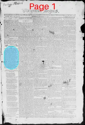 Page thumbnail for Virginia Argus