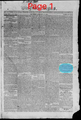 Page thumbnail for Virginia Argus