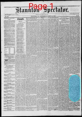 Page thumbnail for Staunton Spectator