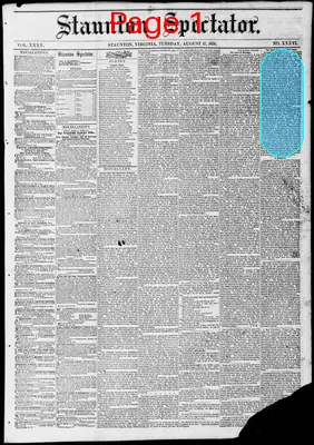 Page thumbnail for Staunton Spectator