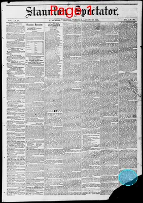 Page thumbnail for Staunton Spectator