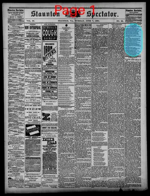 Page thumbnail for Staunton Spectator