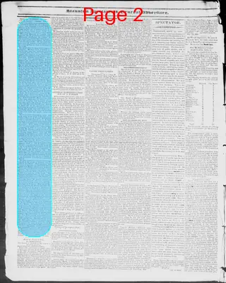 Page thumbnail for Staunton Spectator, And General Advertiser