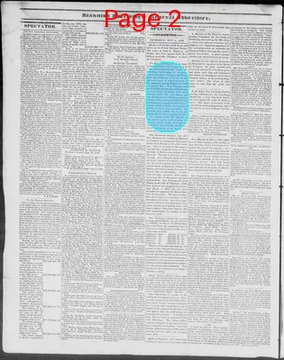 Page thumbnail for Staunton Spectator, And General Advertiser