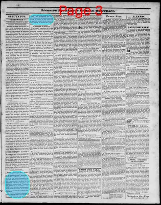 Page thumbnail for Staunton Spectator, And General Advertiser