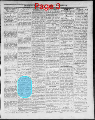 Page thumbnail for Staunton Spectator, And General Advertiser