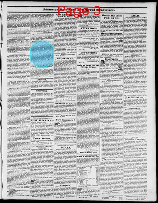 Page thumbnail for Staunton Spectator, And General Advertiser
