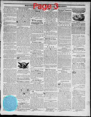Page thumbnail for Staunton Spectator, And General Advertiser