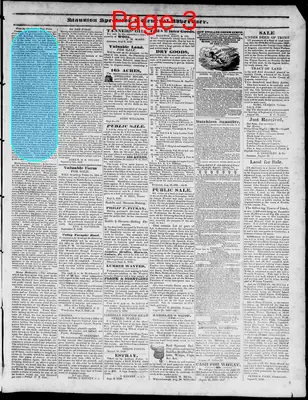 Page thumbnail for Staunton Spectator, And General Advertiser