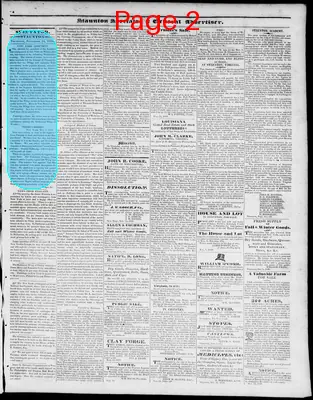 Page thumbnail for Staunton Spectator, And General Advertiser