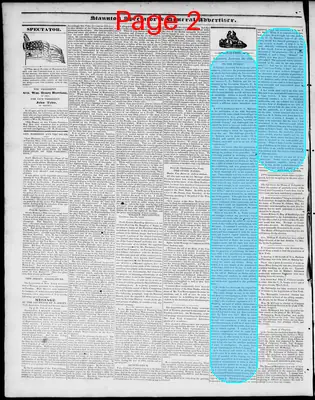 Page thumbnail for Staunton Spectator, And General Advertiser