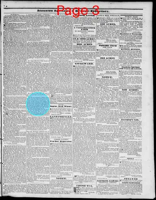 Page thumbnail for Staunton Spectator, And General Advertiser