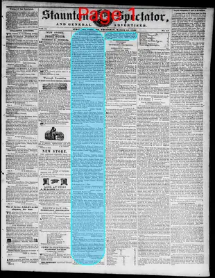 Page thumbnail for Staunton Spectator, And General Advertiser