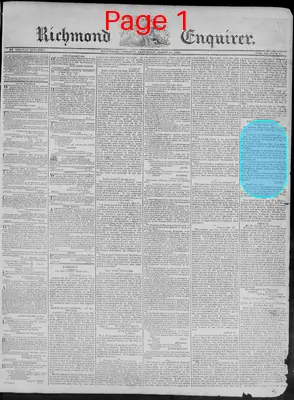 Page thumbnail for Richmond Enquirer