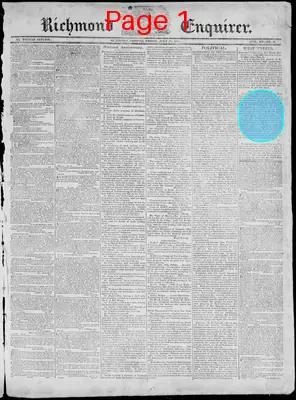 Page thumbnail for Richmond Enquirer