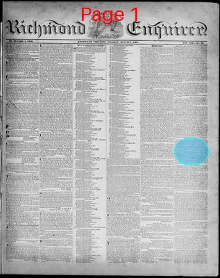 Page thumbnail for Richmond Enquirer