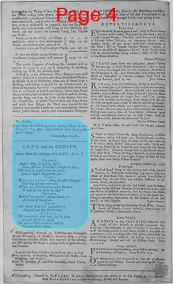 Page thumbnail for The Virginia Gazette