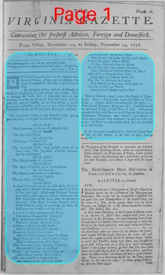 Page thumbnail for The Virginia Gazette