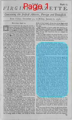 Page thumbnail for The Virginia Gazette