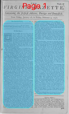 Page thumbnail for The Virginia Gazette