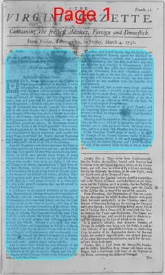 Page thumbnail for The Virginia Gazette