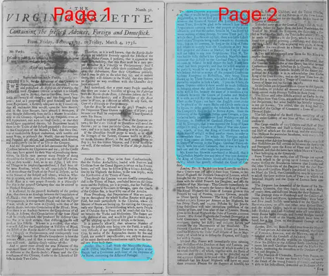 Page thumbnail for The Virginia Gazette