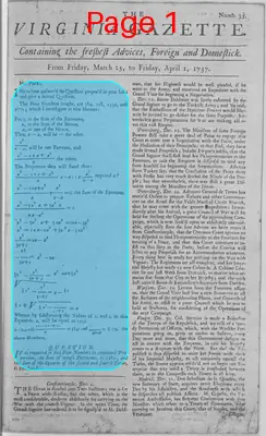 Page thumbnail for The Virginia Gazette