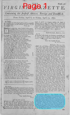 Page thumbnail for The Virginia Gazette
