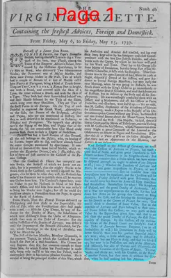 Page thumbnail for The Virginia Gazette