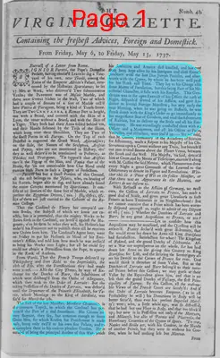 Page thumbnail for The Virginia Gazette