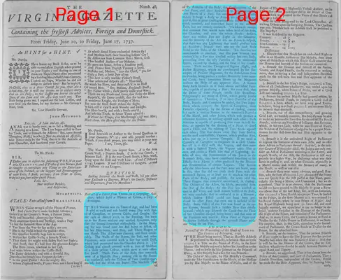 Page thumbnail for The Virginia Gazette