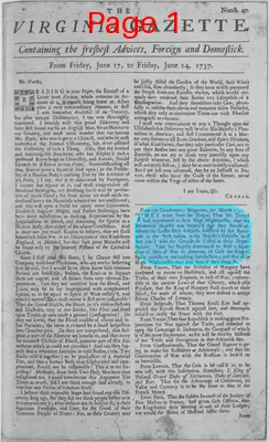 Page thumbnail for The Virginia Gazette