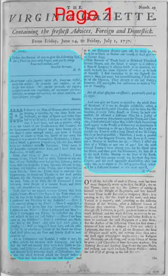 Page thumbnail for The Virginia Gazette