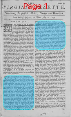 Page thumbnail for The Virginia Gazette