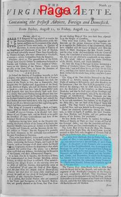 Page thumbnail for The Virginia Gazette