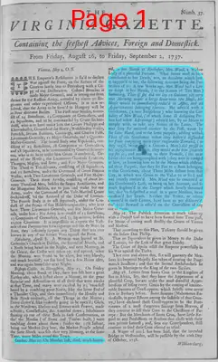 Page thumbnail for The Virginia Gazette