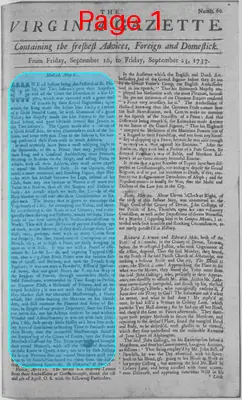 Page thumbnail for The Virginia Gazette