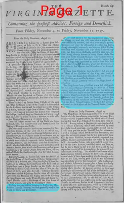 Page thumbnail for The Virginia Gazette