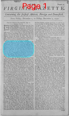 Page thumbnail for The Virginia Gazette