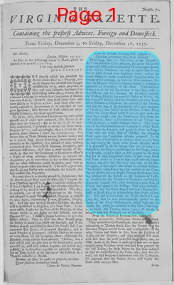 Page thumbnail for The Virginia Gazette