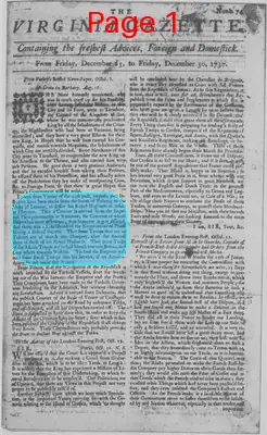 Page thumbnail for The Virginia Gazette