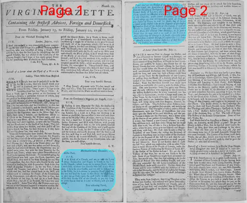 Page thumbnail for The Virginia Gazette