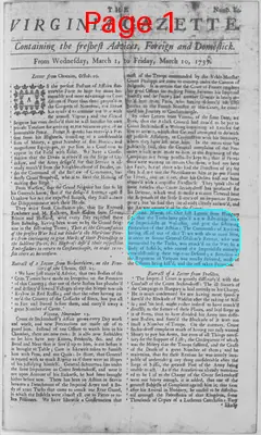 Page thumbnail for The Virginia Gazette