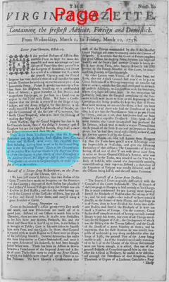 Page thumbnail for The Virginia Gazette