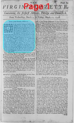 Page thumbnail for The Virginia Gazette