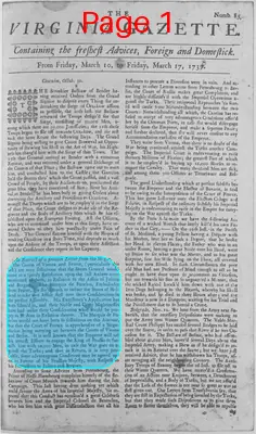 Page thumbnail for The Virginia Gazette